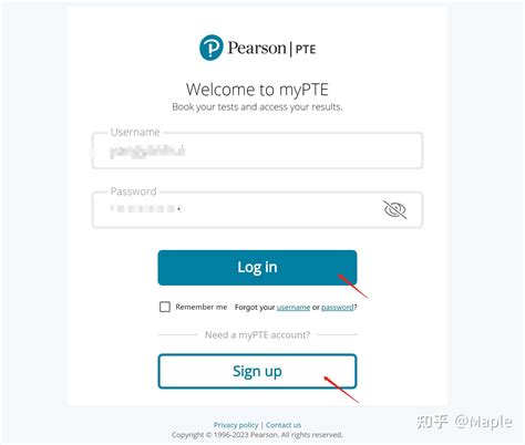 pte vue login|Welcome to myPTE .